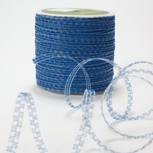 Royal Blue Curly Sparkling Ribbon