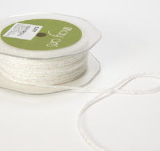 White Metallic String Ribbon