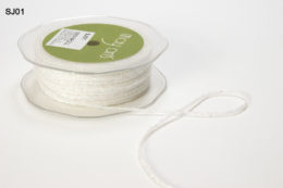 White Metallic String Ribbon