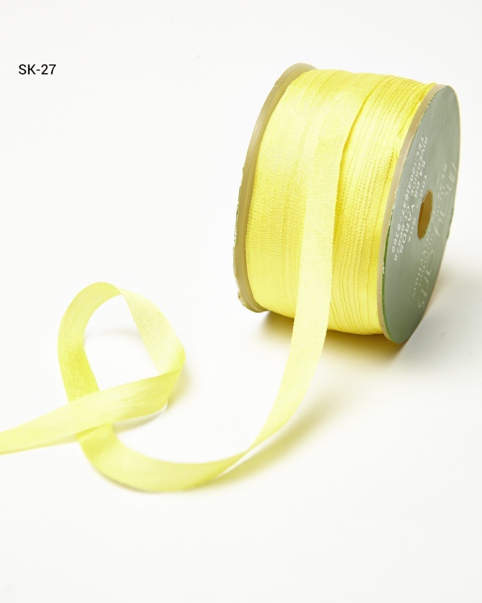 Hand Dyed Silk Ribbon 1/4" Wide Online Ribbon May Arts Ribbon