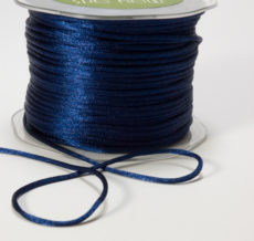 Navy Satin String