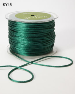 Green Satin String