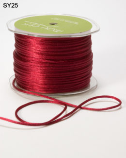 Burgundy Satin String