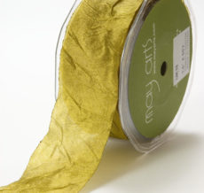 Olive Silky Crush Ribbon