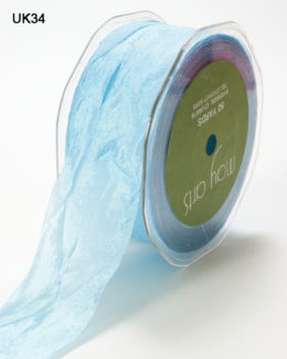 Light Blue Silky Crush Ribbon