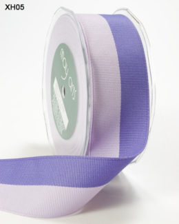 Lavender and Purple Grosgrain Two Band Ribbon