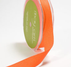 Orange Double Faced Faux Suede Ribbon