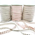 Products 3/8" double stitched cotton ribbons