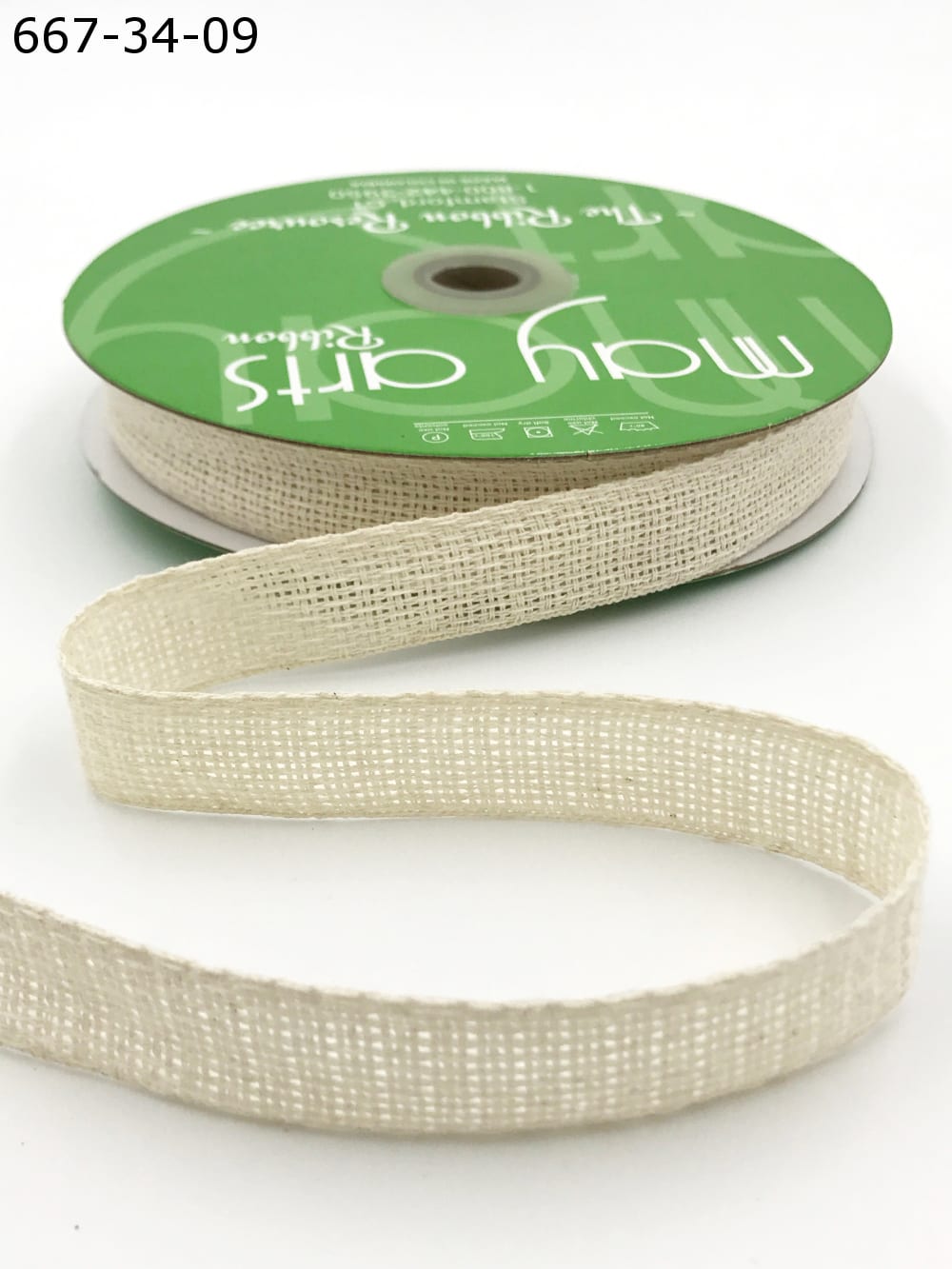 Products ivory soft open weave gauze ribbon