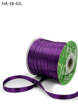 Double Faced Satin Ribbon, 1/8-inch, 100-yard, Lavender