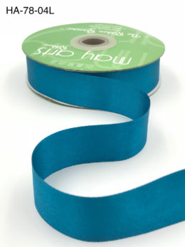 teal double face satin ribbon