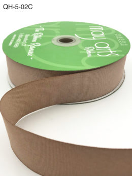 tan brown grosgrain ribbon