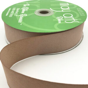 tan brown grosgrain ribbon