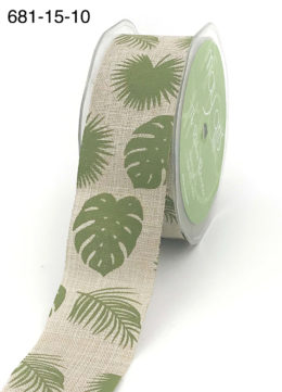 Linen ribbon,tropical ribbon,cotton ribbon,craft ribbon,ribbon for  crafts,ribbon for bows,ribbon for sewing,ribbon by the yard.