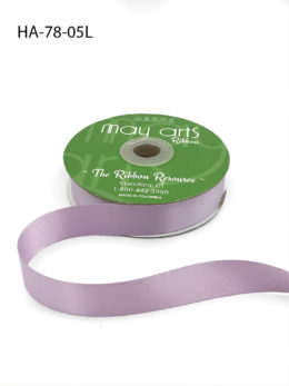 lavender purple double face satin ribbon