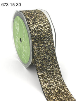 gold metallic snake skin ribbon