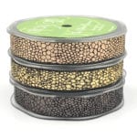 Products metallic snake skin ribbons