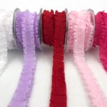 Products pleated ruffle chiffon ribbons