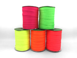 neon grosgrain ribbons