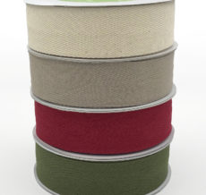 May Arts Ribbon : Lightweight Cotton Twill Tape - Natural – Bolt