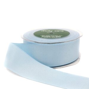 ~1.5 Inch Heavy-Weight (higher thread count) Classic Grosgrain Ribbon with Woven Edge - SX-15-34 Light Blue
