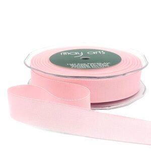 3/4 Inch Heavy-Weight (higher thread count) Classic Grosgrain Ribbon with Woven Edge - SX-34-17 Light pink