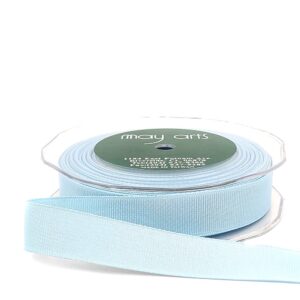 3/4 Inch Heavy-Weight (higher thread count) Classic Grosgrain Ribbon with Woven Edge - SX-34-34 Light Blue