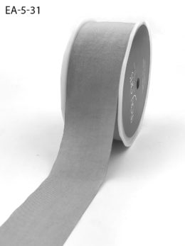 gray faux silk nylon ribbon