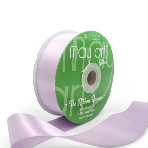 ~1.5 Inch(36MM) Luster Double Faced Satin Ribbon with Woven Edge - HA-15-05L LAVENDER LUSTER