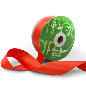 ~1.5 Inch(36MM) Luster Double Faced Satin Ribbon with Woven Edge - HA-15-36L BITTERSWEET LUSTER