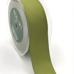 olive green canvas linen ribbon