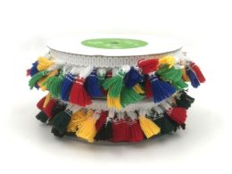 multicolor tassle fringe trim embellishment