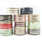 Products gold foil satin ribbons
