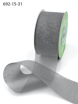 gray iridescent organza ribbons