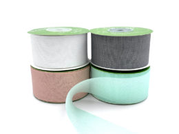 iridescent organza ribbons