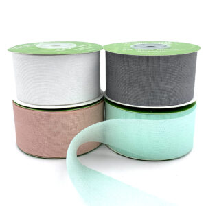 iridescent organza ribbons