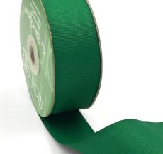 1.5 Inch Light-Weight Flat Grosgrain Ribbon with Woven Edge - GN-15-15 GREEN