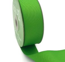 1.5 Inch Light-Weight Flat Grosgrain Ribbon with Woven Edge - GN-15-46 PARROT GREEN