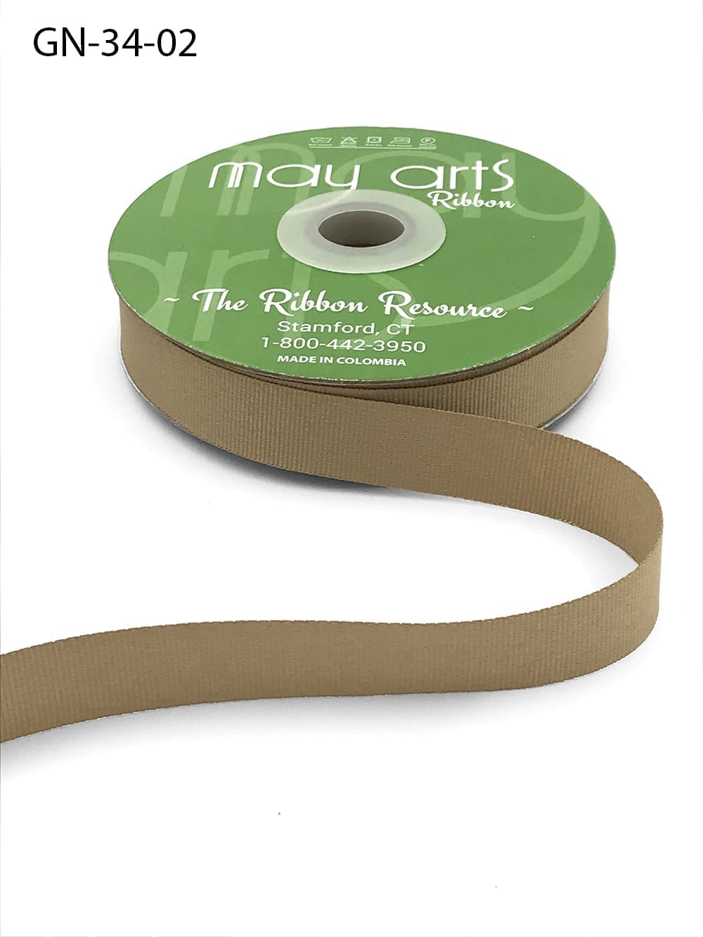 Recycled Grosgrain 1.5 Woven-Edge Ribbon - May Arts Ribbon