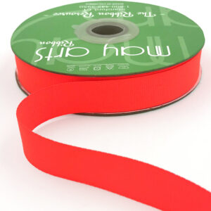 neon coral grosgrain ribbon
