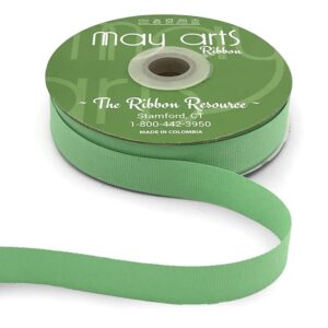 ~3/4 Inch Light-Weight Flat Grosgrain Ribbon with Woven Edge - GN-34-98 Mint