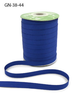 ~3/8 Inch Light-Weight Flat Grosgrain Ribbon with Woven Edge - GN-38-44 Royal Blue