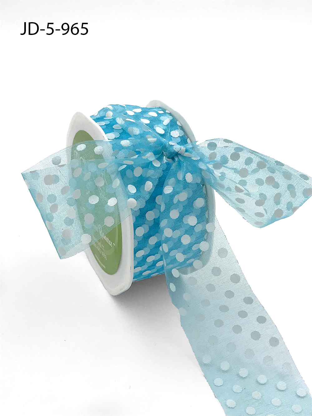 Polka Dot Printed Organza Ribbon 1.5" Online Ribbon May Arts Ribbon