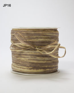 olive brown ombre raffia paper ribbon