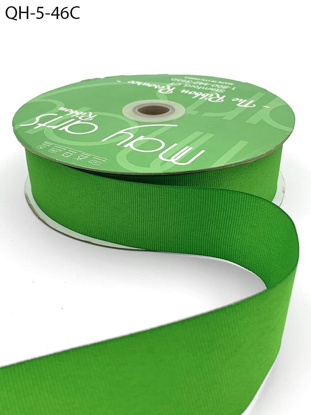 Grosgrain Ribbon 1 Inch Solid Color Classical Green #579 Double Sided  Ribbon