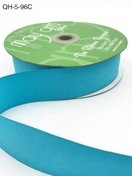 1.5 Inch Classic Grosgrain Ribbon with Woven Edge - QH-5-96C TURQUOISE 54yds $10