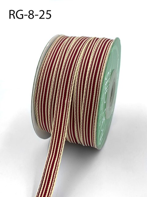 Classic Striped Grosgrain Ribbon - 3/8 Online Ribbon - May Arts Ribbon