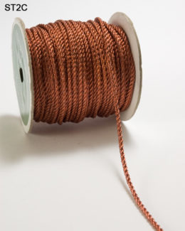 2 Millimeter CORDING Ribbon - ST2C - COPPER METALLIC