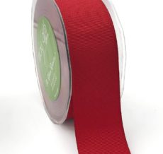 1.5 Inch Heavy-Weight (higher thread count) Classic Grosgrain Ribbon with Woven Edge - SX-15-14 Red
