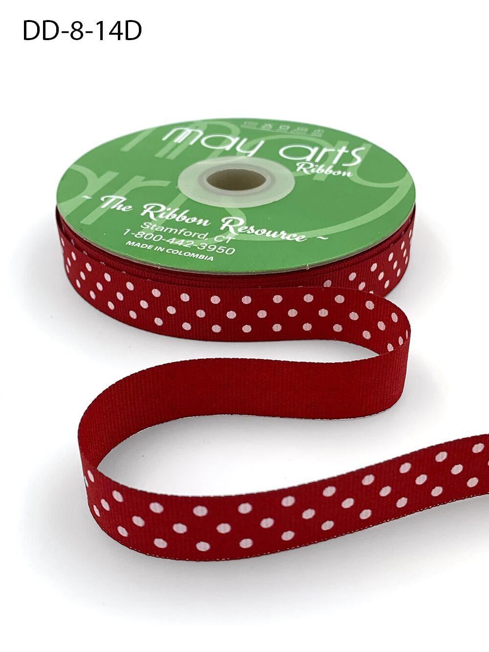 Grosgrain Polka Dots Ribbon, Over 25 Color Options